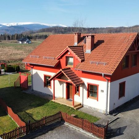 Villa Leika - Panoramablick am Riesengebirge Myslakowice Bagian luar foto