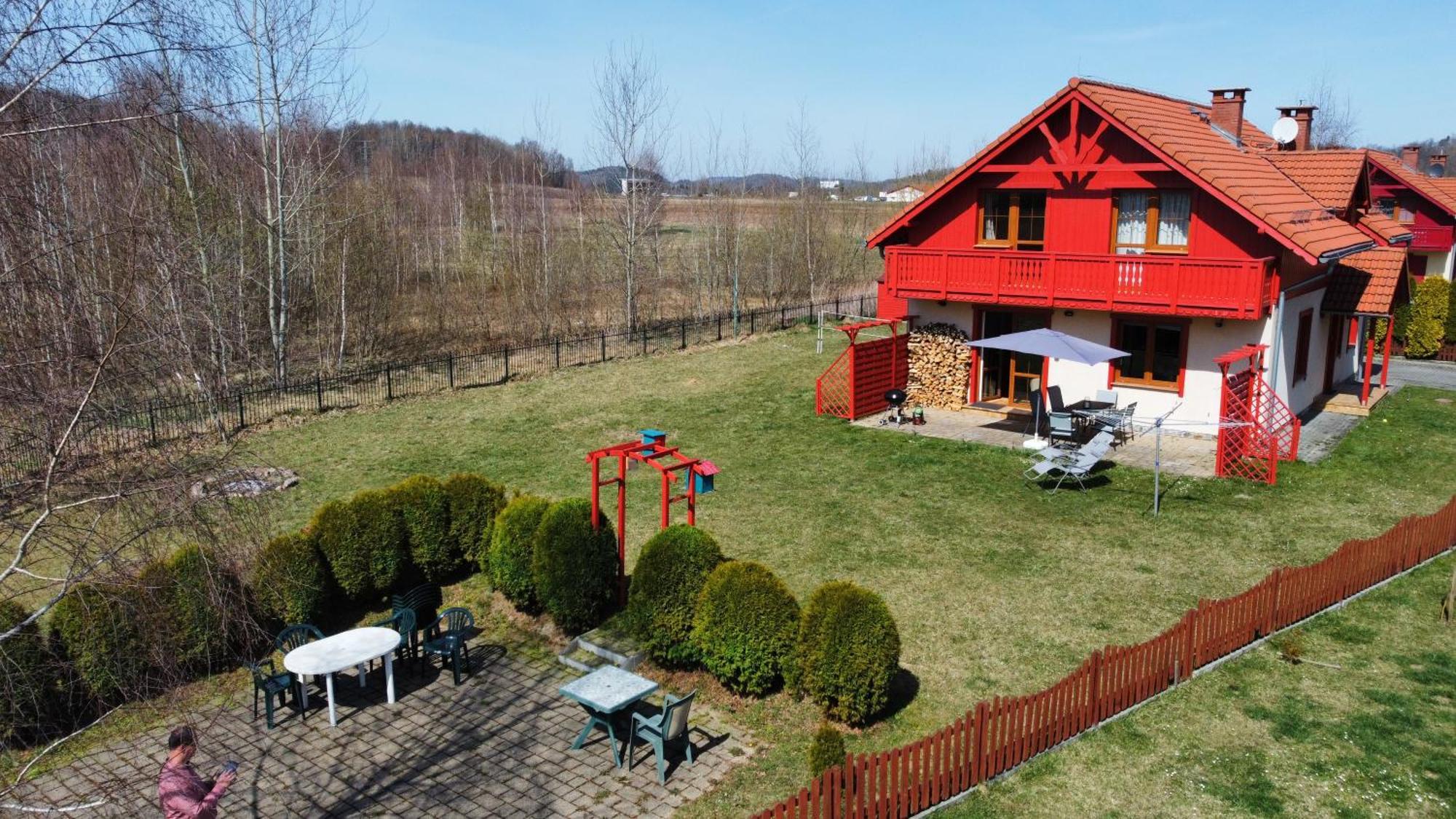 Villa Leika - Panoramablick am Riesengebirge Myslakowice Bagian luar foto